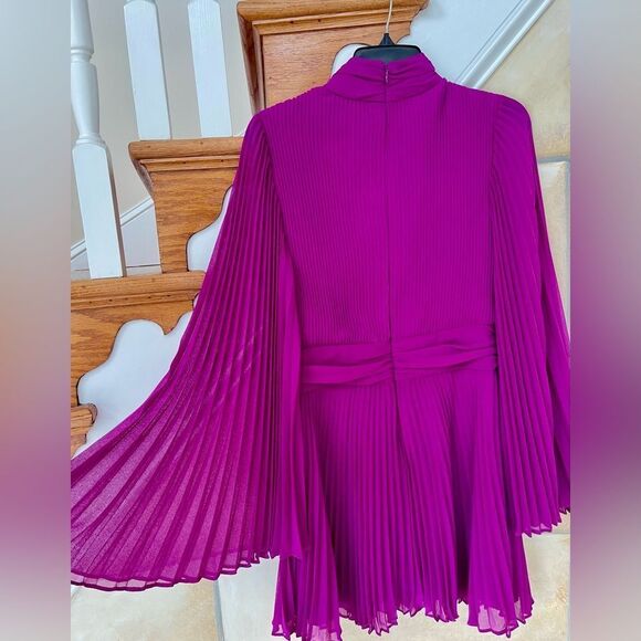 Milly vibrant purple mini dress - Picture 5 of 6